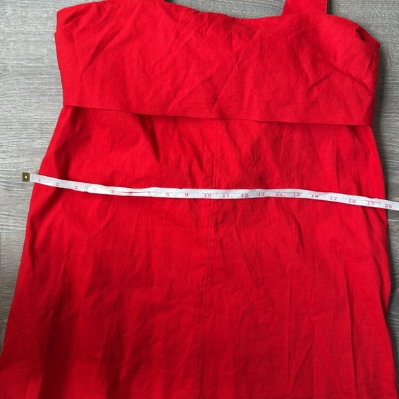 NEW Theory Tie Back linen blend  Midi Dress XL - Picture 15 of 16